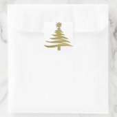 Sticker Carré Christmas Tree Stencil (Sac)