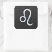 Sticker Carré Chrome Comme Leo Zodiac Connexion peau de serpent (Sac)