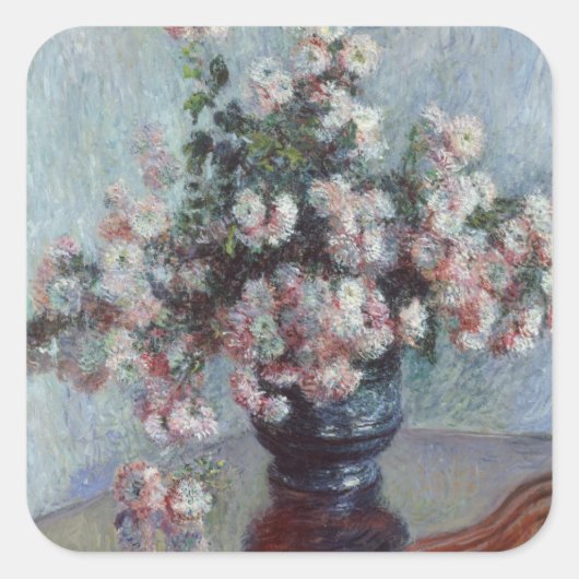 Sticker Carré Chrysanthèmes (Devant)