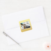 Sticker Carré Chut ! Soyez calme (Enveloppe)