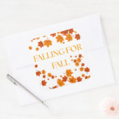 Sticker Carré Chute de l'automne (Enveloppe)