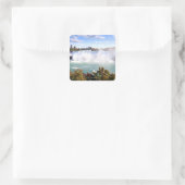 Sticker Carré Chutes américaines à Niagara Falls (Sac)