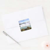 Sticker Carré Chutes américaines à Niagara Falls (Enveloppe)