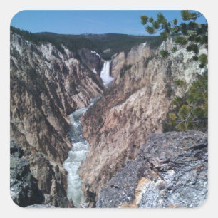 Sticker Carré Chutes inférieures