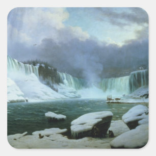 Sticker Carré Chutes Niagara