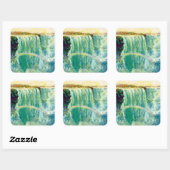 Sticker Carré Chutes Niagara (Feuille)