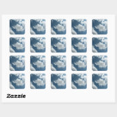 Sticker Carré Ciel (Feuille)