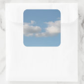 Sticker Carré Ciel avec nuages. (Sac)