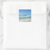 Sticker Carré Ciel bleu et mer 18 (Sac)