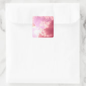 Sticker Carré Ciel rose (Sac)