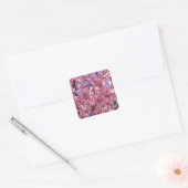 Sticker Carré Ciel Rose de Cerisier Sakura (Enveloppe)