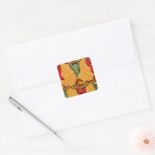 Sticker Carré Cinco de Mayo Peppers (Enveloppe)