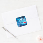 Sticker Carré Cinema Movies