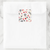 Sticker Carré Cinéma/Théâtre Rétro (Sac)