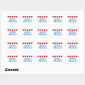 Sticker Carré Cinq Coeurs Abuelo (Feuille)