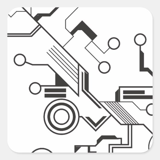 Sticker Carré Circuit (Devant)