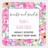 Cire Melt Snap Bar Joli aquarelle Floral