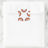 Sticker Carré Ciseau de papier de roche Lizard Spock (Sac)