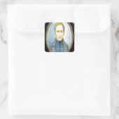 Sticker Carré Citation célèbre de Louis Braille (Sac)