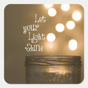 Sticker Carré Citation chrétienne inspirée de la Bible