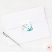 Sticker Carré Citation d'amour de Rumi (Enveloppe)