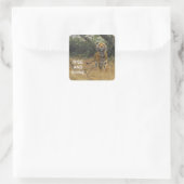 Sticker Carré Citation Texte Monter & Briller + Peinture Tiger V (Sac)