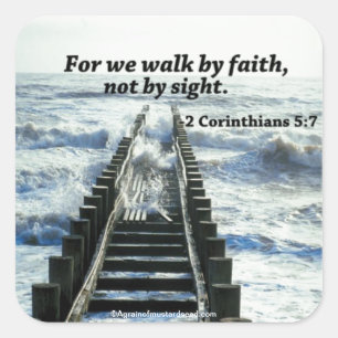 Sticker Carré Citations bibliques