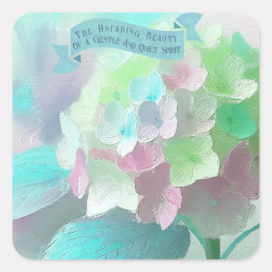 Sticker Carré Citations de la Bible Mères, Huile Peint Orthensia