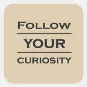 Sticker Carré Citations de vie motivante (Devant)