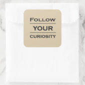 Sticker Carré Citations de vie motivante (Sac)