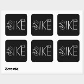 Sticker Carré Citations de VTT motivantes (Feuille)