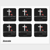 Sticker Carré Citations religieuses (Feuille)