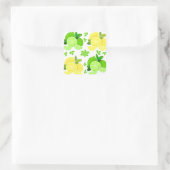 Sticker Carré Citrons citrons | tranches de citron vert (Sac)