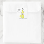 Sticker Carré Citrons en Limoncello (Sac)