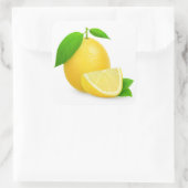 Sticker Carré citrons frais (Sac)