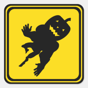 STICKER CARRÉ CITROUILLE !