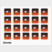 Sticker Carré Citrouille Moon (Feuille)