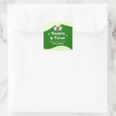 Sticker Carré Citrus vert citron Tequila & Tulum Bachelorette (Sac)