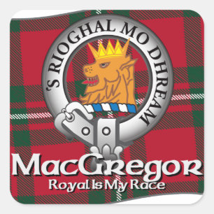 Sticker Carré Clan de MacGregor