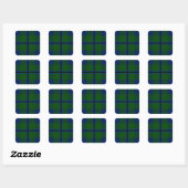 Sticker Carré Clan Douglas Tartan (Feuille)