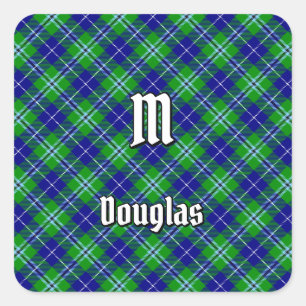 Sticker Carré Clan Douglas Tartan