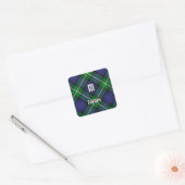 Sticker Carré Clan Forbes Tartan (Enveloppe)