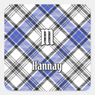 Sticker Carré Clan Hannay Tartan
