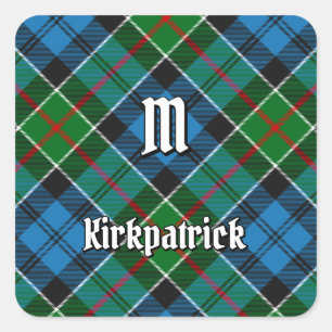 Sticker Carré Clan Kirkpatrick Tartan