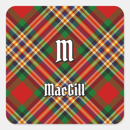 Sticker Carré Clan MacGill (Devant)