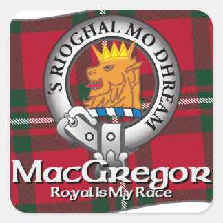 Sticker Carré Clan MacGregor