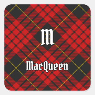 Sticker Carré Clan MacQueen Tartan