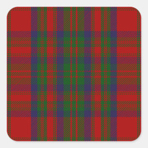 Sticker Carré Clan Matheson Tartan