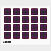 Sticker Carré Clan Montgomery Tartan (Feuille)