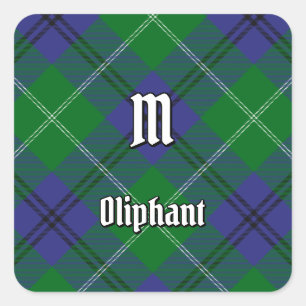 Sticker Carré Clan Oliphant Tartan